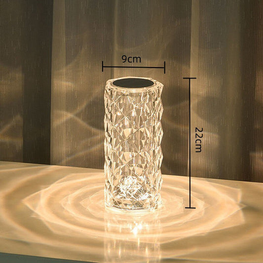 16-Color LED USB Rechargeable Lamp for Room Decoration