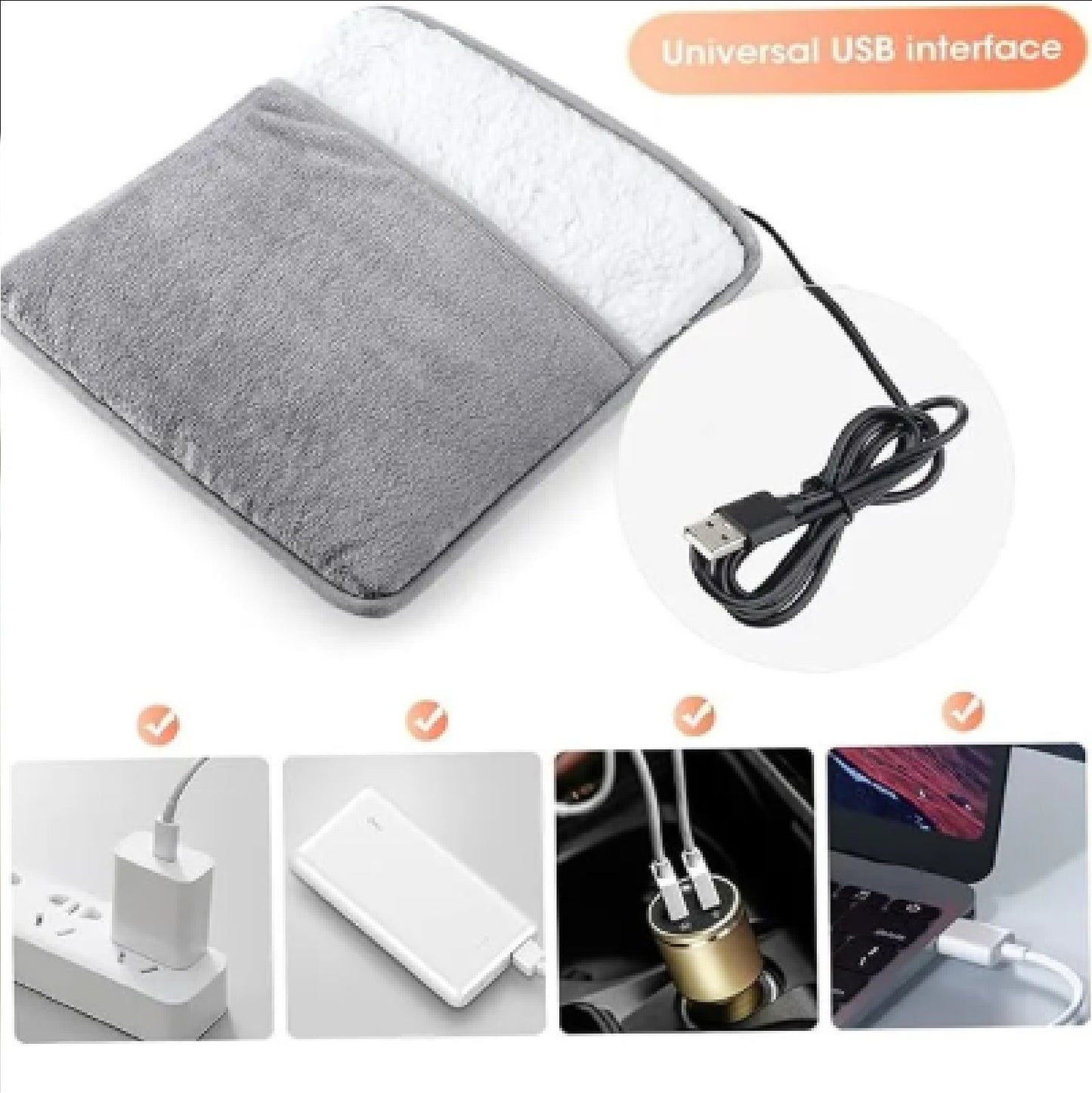 Electric Foot Warmer with USB Charging