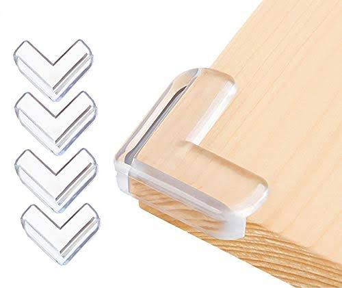 Pack of 4 Transparent Silicone Table Corner Protector