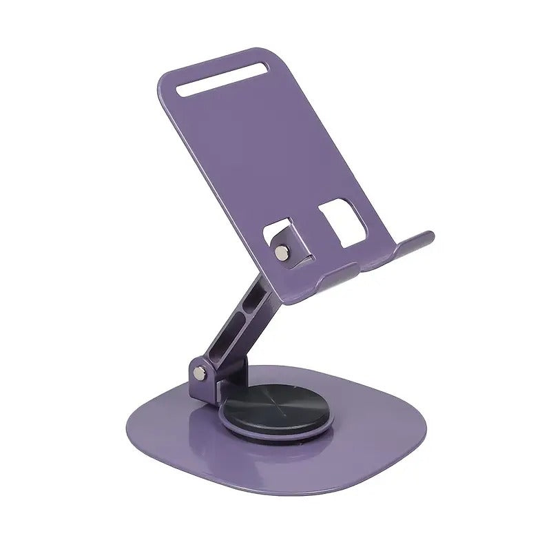 Mobile Holder with 360° Rotatable Stand and Steel Plate