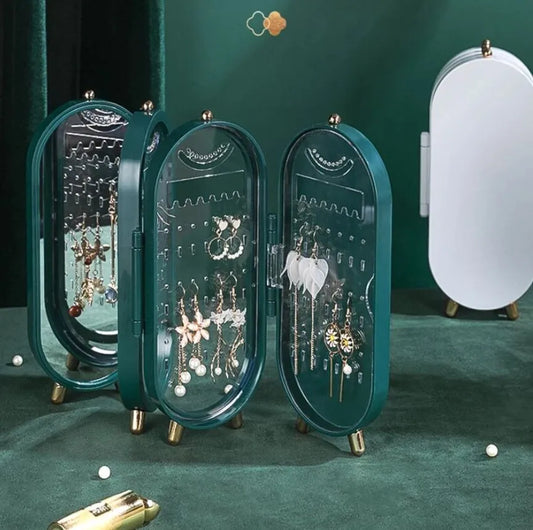 Screen Folding Jewellery Organizer with Mirror