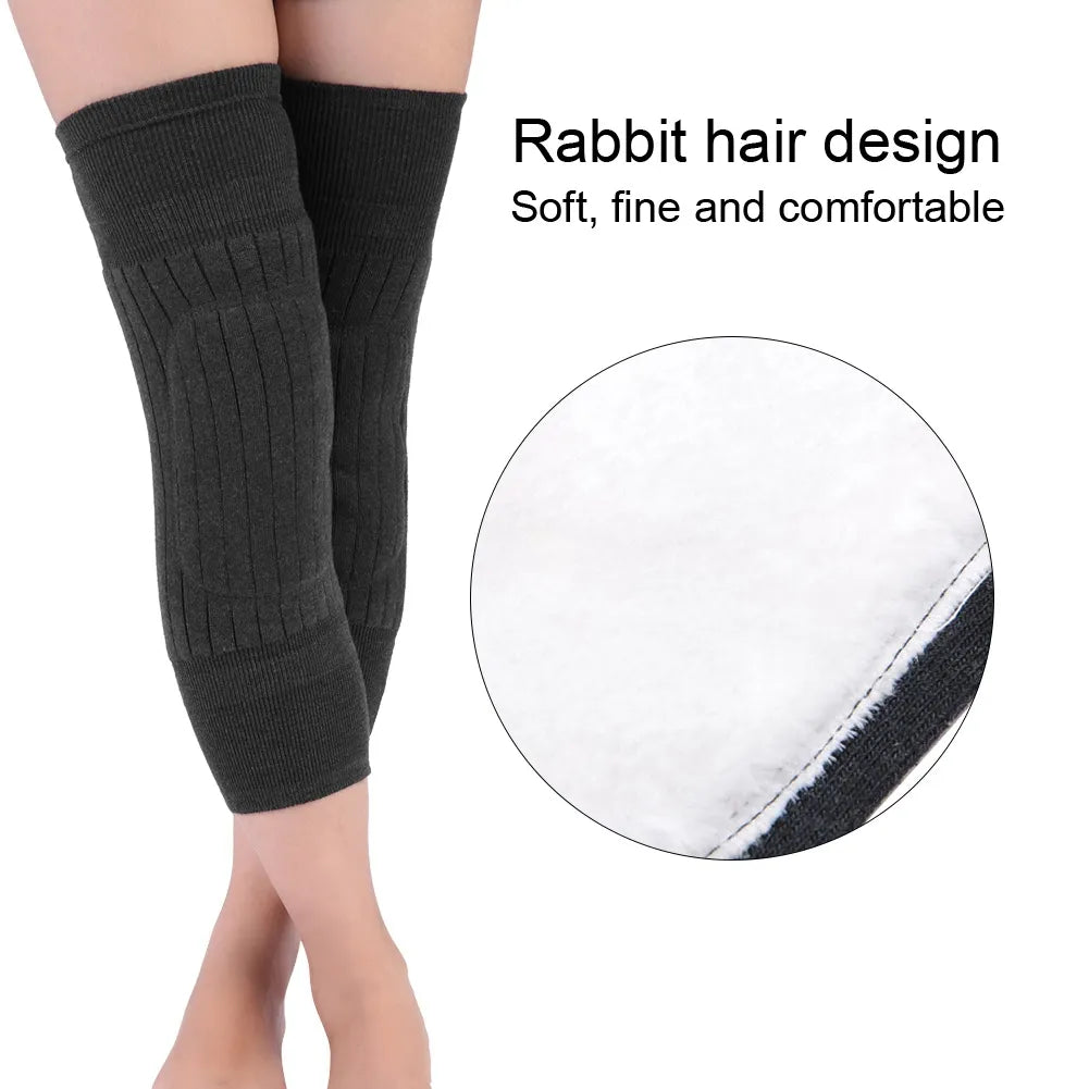 1 Pair Warm Knee Protectors for Men & Women