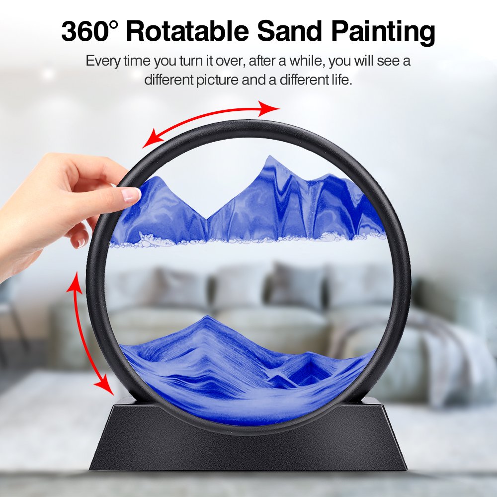 3D Moving Sand Art Lamp