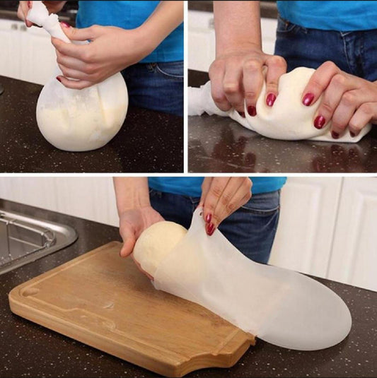 Silicone Dough Kneading and Flour Mixing Bag