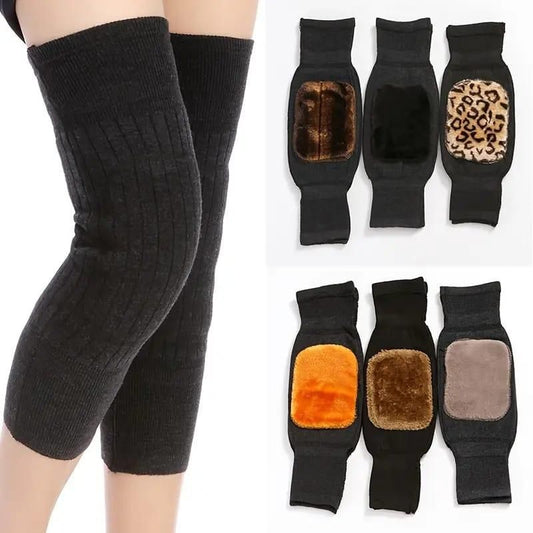 1 Pair Warm Knee Protectors for Men & Women
